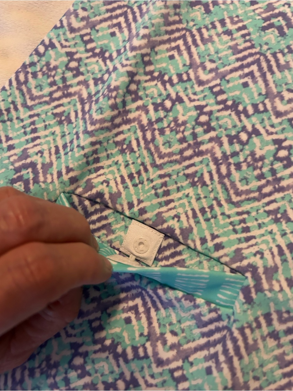 Cabana Life UPF 50+ Naples print Shift dress - Picture 8 of 8